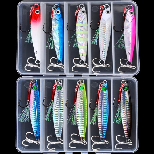 5pcs metal jig fishing lure - jig,