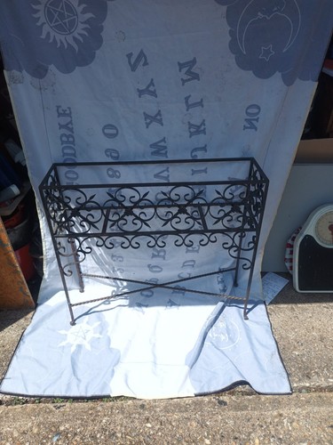 Wrought iron planter - iron,