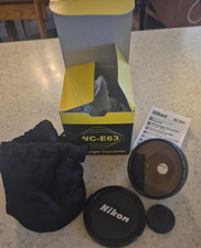 Nikon WC-E63 0.63x - Wide-Angle Converter Lens for Coolpix Digital Cameras