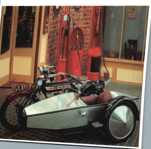 Picture postcard motorbike - picture,