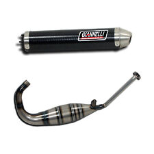 FULL SYSTEM EXHAUST CARBON STREET 2T GIANNELLI FOR APRILIA RS 125 1994 > 2014