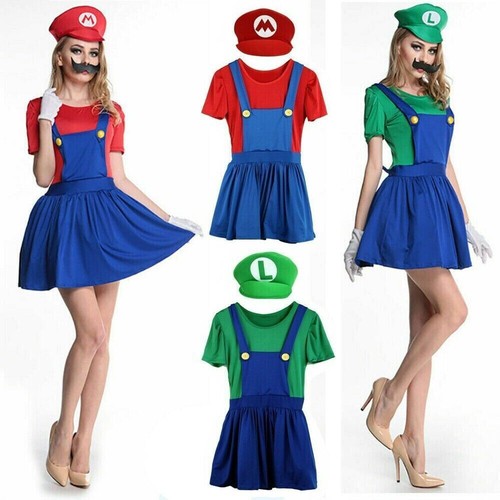 Womens adult super mario and - womens,