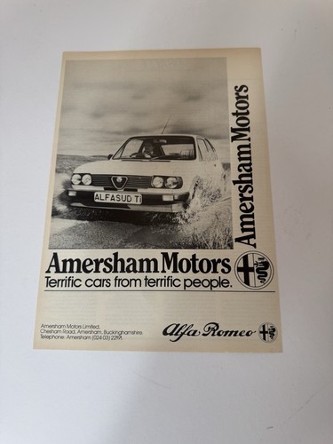 Original 1983 alfa romeo range - original,