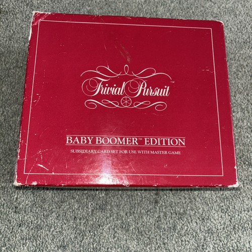 Trivial pursuit baby boomer - baby,