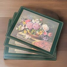 Pimpernel Premier Collection G. Hildebrandt 4 Placemats Flower 15.75” x 11.75”