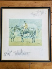 Snaffles Charlie Johnson Payne 'A Bona Fide Fox Chaser’ Print Pencil Signed