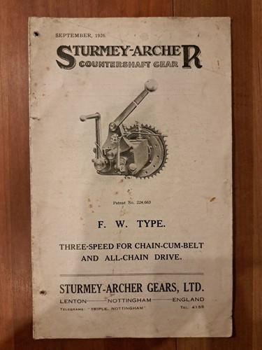 Sturmey archer 1926 f - sturmey,