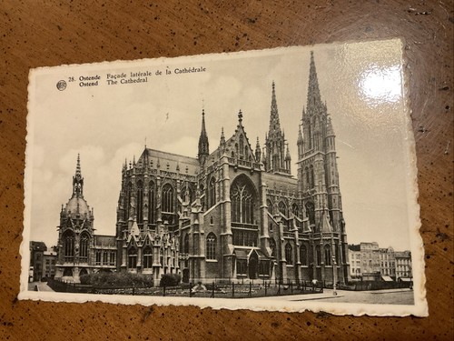 Black and white postcard - black,