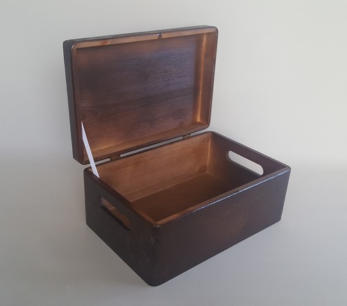 Wooden box souvenirs document - wooden,