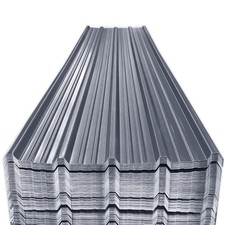 12X Corrugated Roof Sheets Galvanized Metal Roofing Profile Garage Shed Panels
