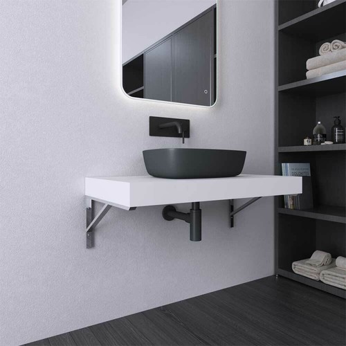 Bathroom basin sink shelf - bathroom,