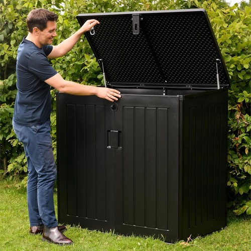 Outdoor storage box with - storage,