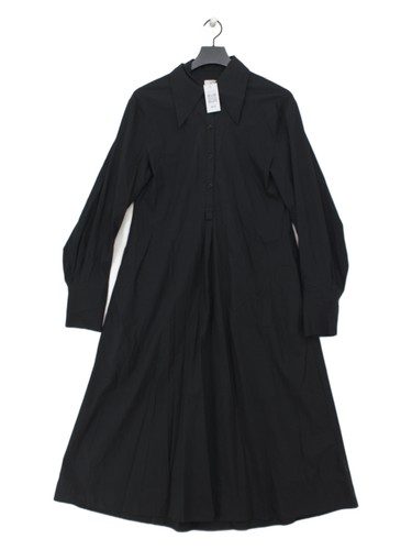 Cos shirt midi dress black - shirt, in