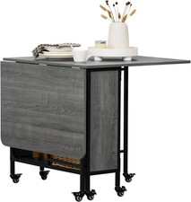 Mobile drop leaf table folding - table,