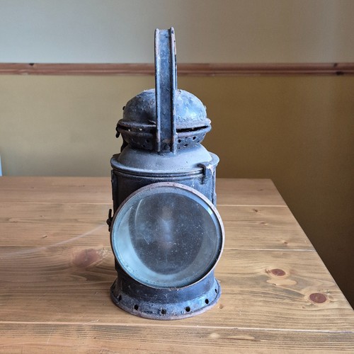 Railway lamp with burner - lamp,