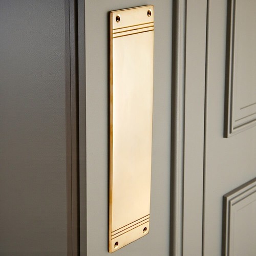 Solid polished brass - x,