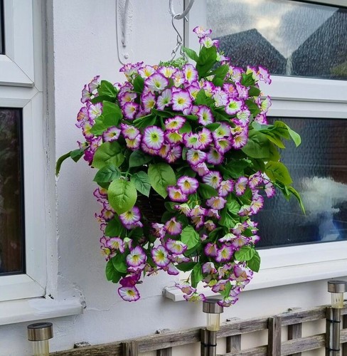 Artificial hanging basket - hanging,
