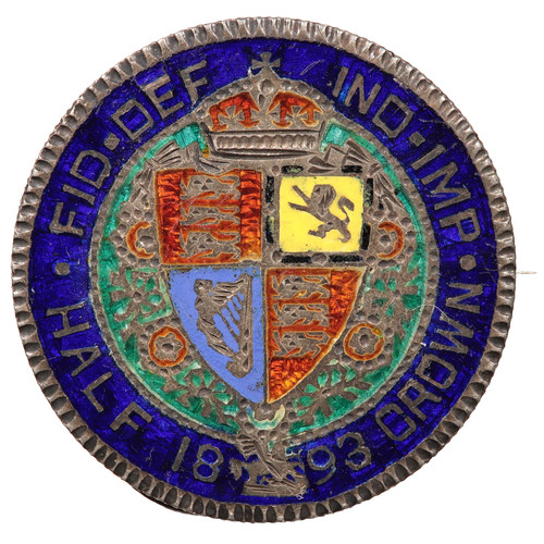 1893 queen victoria enamel - 1893,