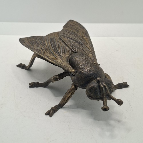 Italian brass fly ashtray - brass,