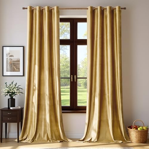 Velvet curtains inch - 90,