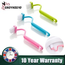 Toilet Edge Brush Curved Under Rim for Cleaning WC Corner Cleaning Tool Plastic