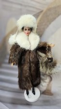 Real Vintage Fur Coat+Hat+Bag