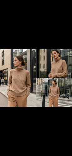 High neck wool and - wool,