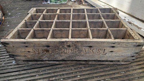 Vintage crate slotted beer - slotted,