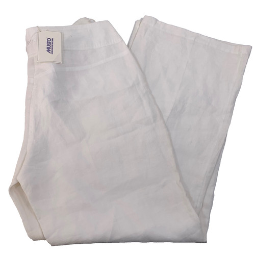 Musto linen trousers white - musto,