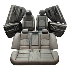 BMW 5 Series F10 Black Leather M Sport Interior Seats and Door Cards