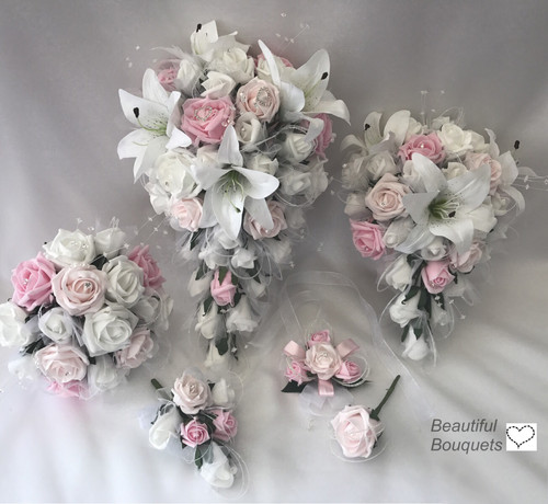 Wedding flowers ivory rose - ivory,