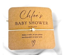 Baby shower Wish Bracelets