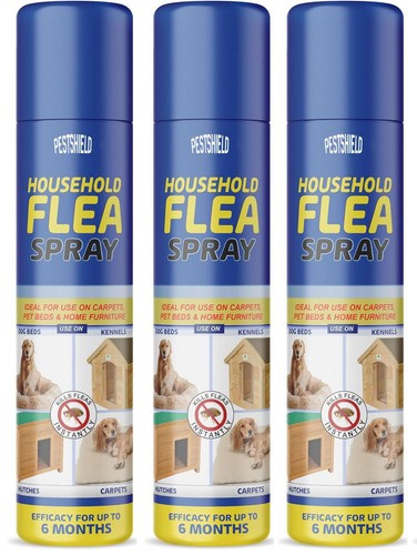 Flea spray - &, larvae