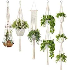 5 Pack Macrame Flower Pot Pendant Stand