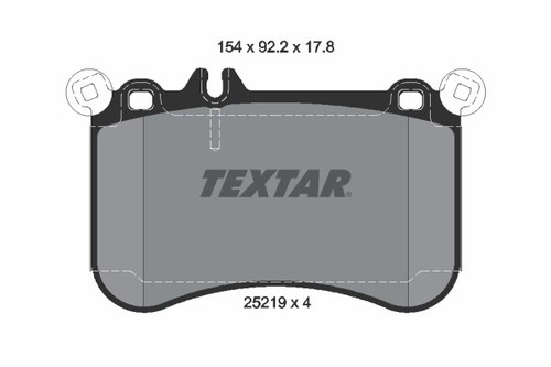 Brake pad set disc - brake,