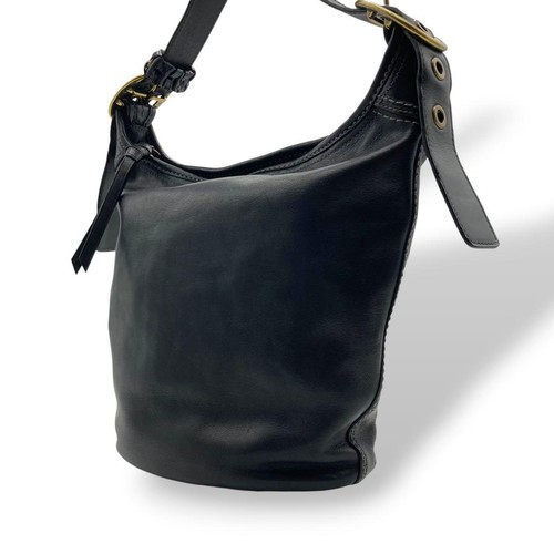 Old coach shoulder bag - old, bucket