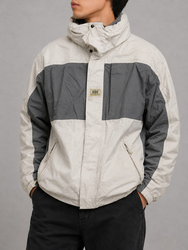 Helly hansen jacket - jacket, grey/white