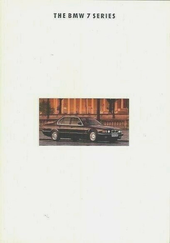Bmw series e32 - 7-series, 1992-93
