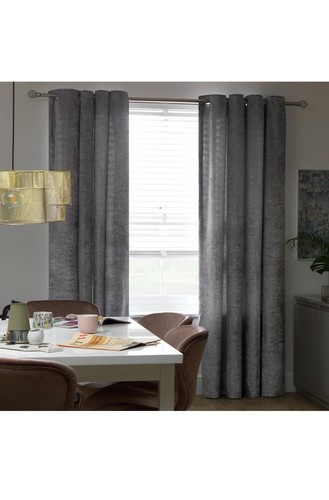 Argos home velvet eyelet - argos,
