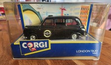 Corgi 1:36 FX4 Taxi - London Radio Taxis 91810 Black Austin LTI Carbodies VGC