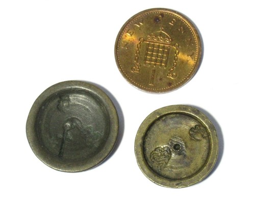 18thc georgian brass - georgian, coin