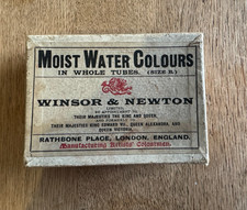 Empty Winsor and Newton card Watercolour paint storage box Circa 1940