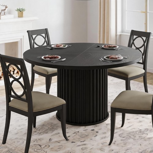 Round dining table for 4 - 47", 4-6