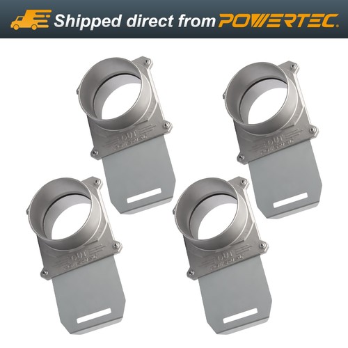 Powertec aluminum blast gate - powertec, 4