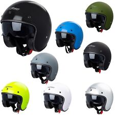 Casque Moto Jet Cafe Racer Homologué ECE 22-06 Scooter Custom
