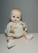 Vintage doll Rosebud hard