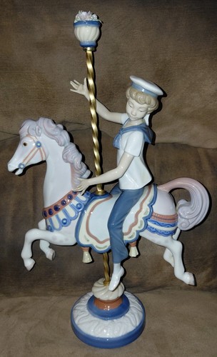 Lladro signed boy on - lladro,