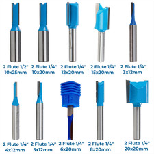 Straight Router Bit 1/4" 1/2"