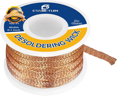 Solder wick braid 100ft - solder,
