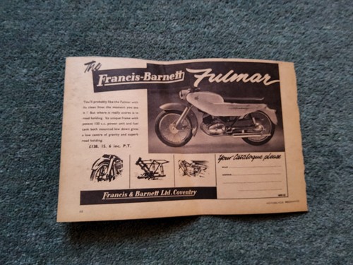 Xm15 ephemera 1960 - xm15, advert